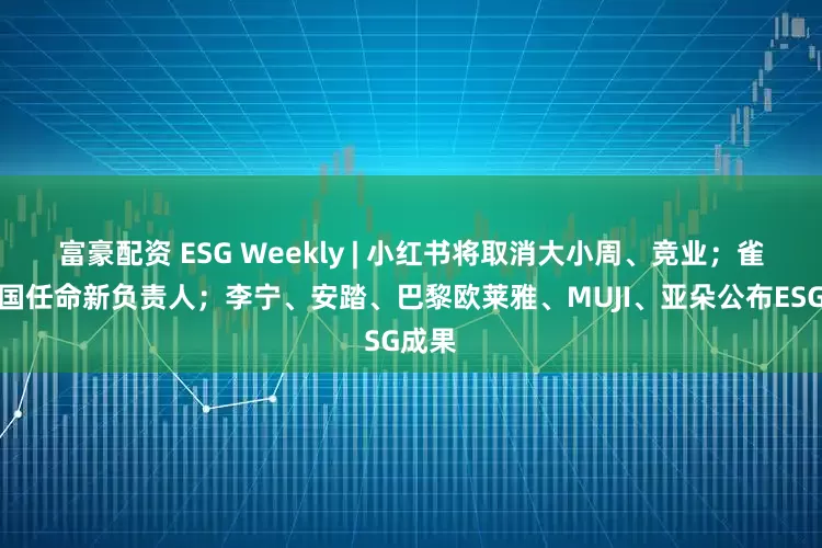 富豪配资 ESG Weekly | 小红书将取消大小周、竞业；雀巢中国任命新负责人；李宁、安踏、巴黎欧莱雅、MUJI、亚朵公布ESG成果